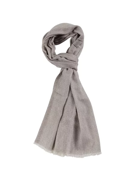 Fular Altea cu model herringbone gri