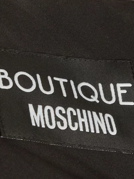 Ριγέ μίνι φόρεμα Boutique Moschino μαύρο