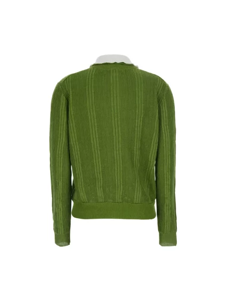 Lniany sweter Shushu/tong zielony
