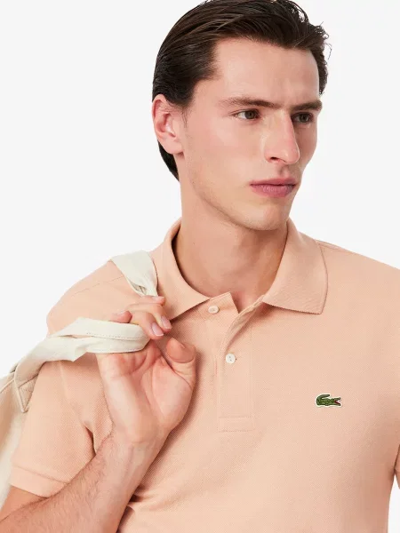 Поло Lacoste бежевий