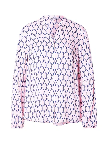 MORE & MORE Bluză albastru închis / roz / rosé alb