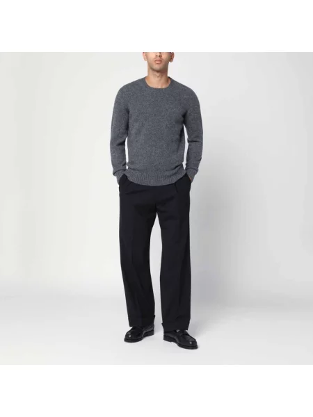 Sweter Drumohr wełniany szary