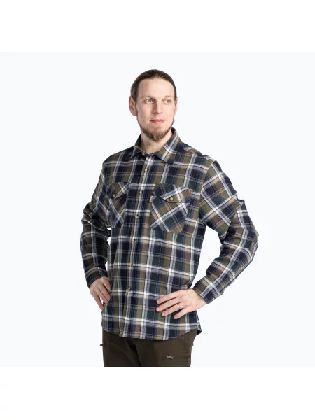 Koszula Pinewood Härjedalen green/navy zielona