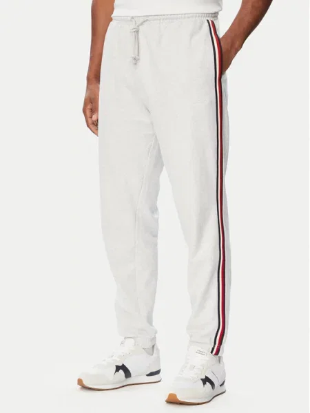 Tommy Hilfiger Spodnji del trenirke Svetlo siva