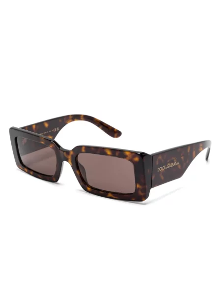 Ochelari de soare Dolce & Gabbana Eyewear cu autograf maro