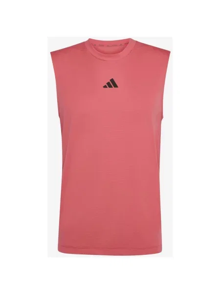 Koszulka bez rękawów damska adidas PrimeLift koralowy XL różowy