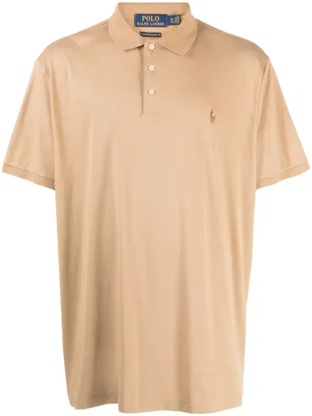 Поло тениска Polo Ralph Lauren бродирана синьо