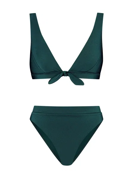 Shiwi Costum de baie două piese Teddy smarald verde