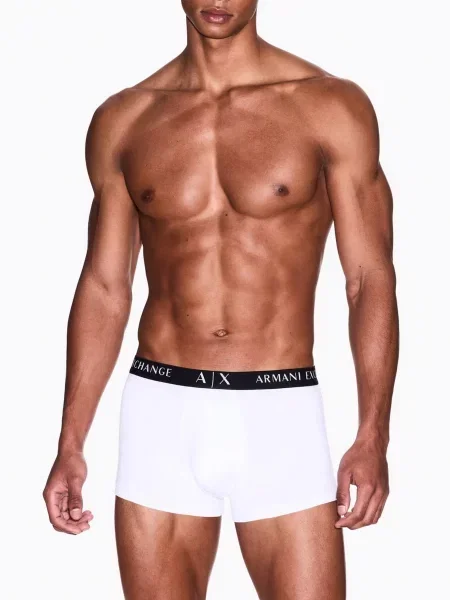 Набір трусів Armani Exchange білий/чорний білі