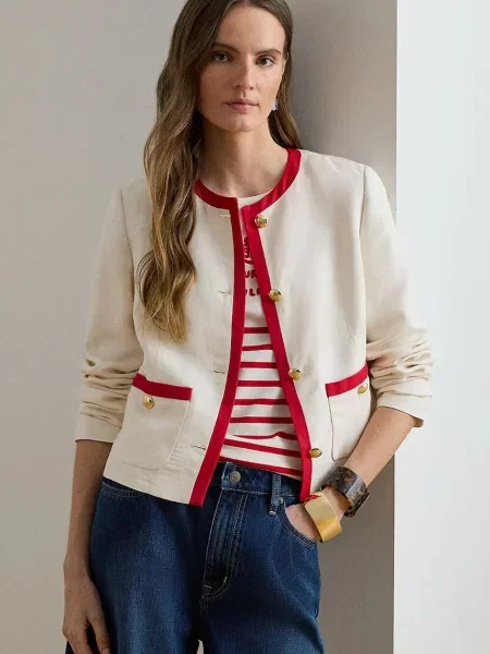 Lauren Ralph Lauren sacou pentru femei cu in bej