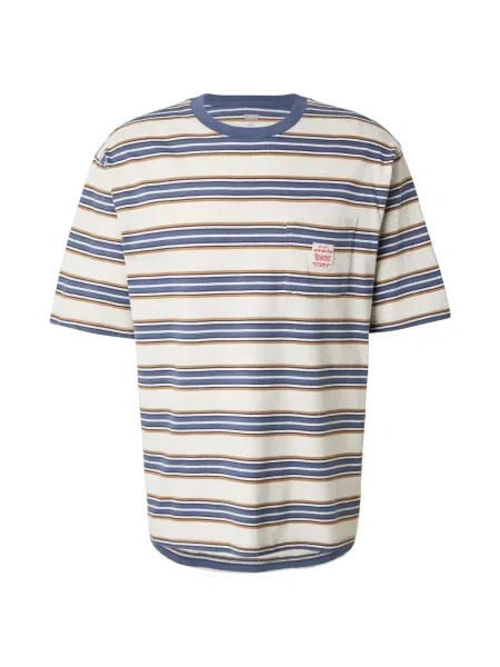 LEVI'S ® Tricou bleumarin / safir / maro cappuccino alb