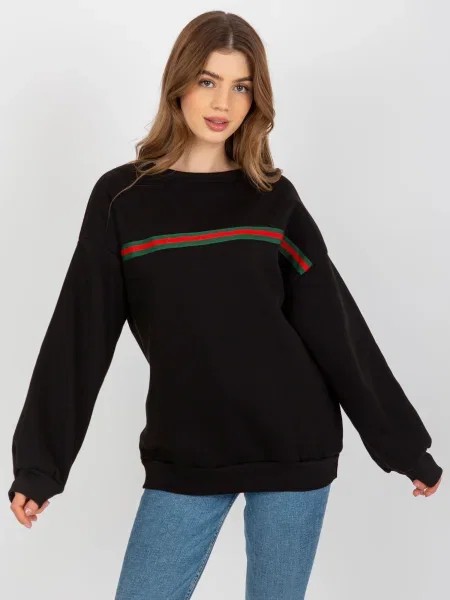 Hanorac cu glugă Fashionhunters negru