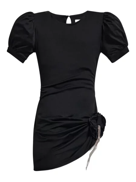 Rochie mini Area de cristal de costum negru