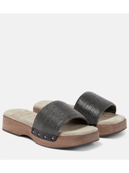 Sandale Brunello Cucinelli maro