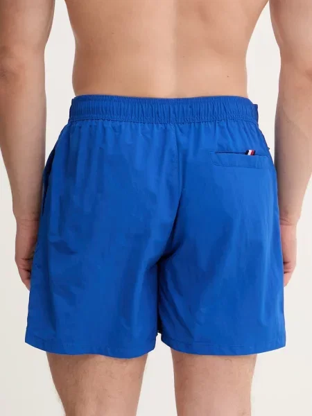 Kąpielówki Tommy Hilfiger z nadrukiem niebieskie