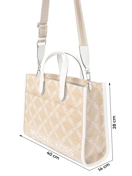 Kabelka Michael Michael Kors béžová