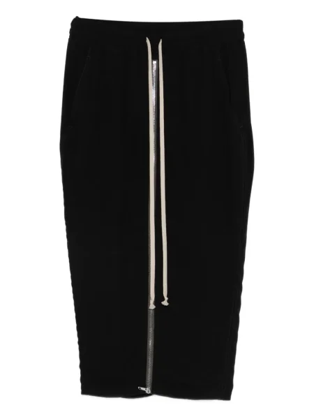 Fustă midi Rick Owens până la genunchi negru