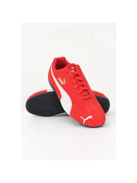 Sneakersy Puma skórzane czerwone