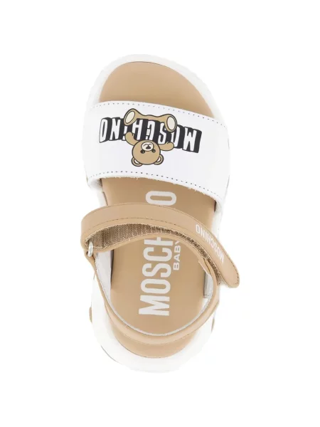 Sandały dziecięce Moschino białe