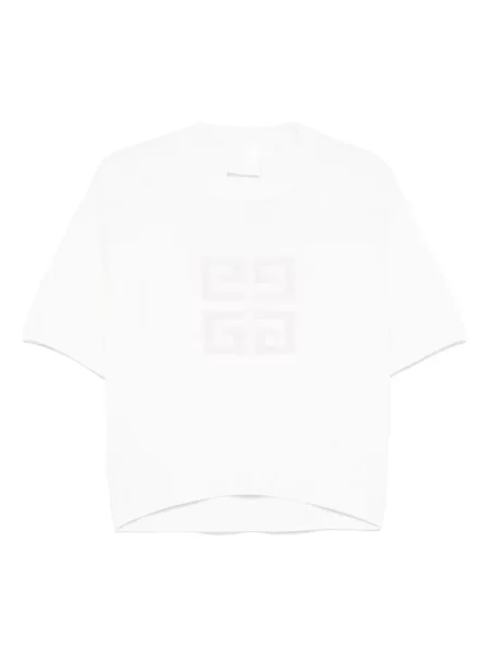 Top Givenchy din cașmir alb