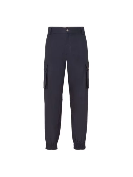 Spodnie cargo Philipp Plein niebieskie