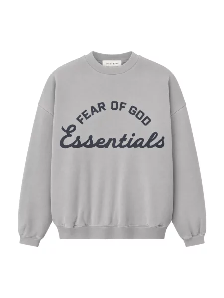 Bluza nierozpinana Fear Of God na siłownię szara