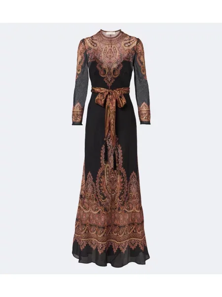 Rochie maxi Zimmermann de in cu model paisley