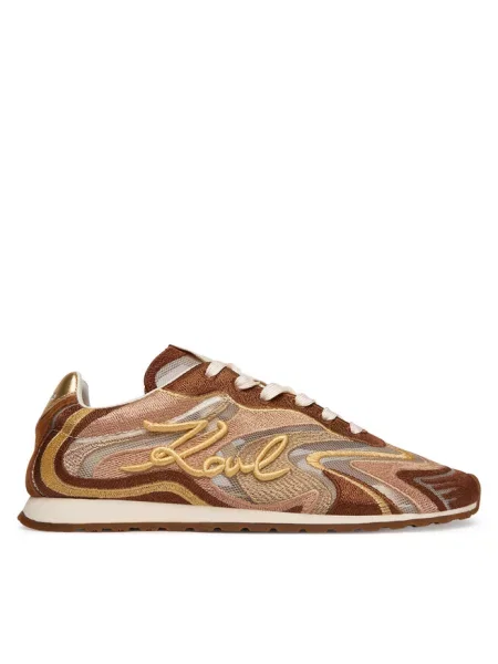 Sneakersy KARL LAGERFELD beżowe