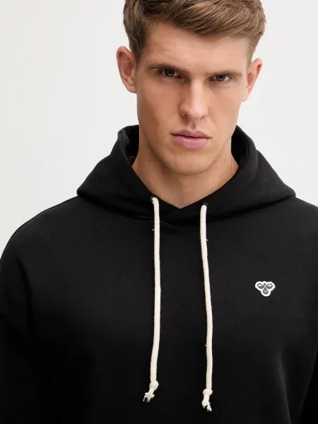 Однотонный свитер Hummel с капюшоном черный