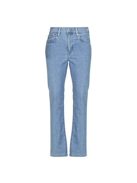 Blugi drepți Levi's® cu talie înaltă albastru
