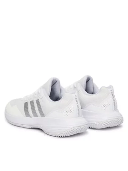 ADIDAS PERFORMANCE Sportiniai batai GameCourt 2 tamsiai pilka balta
