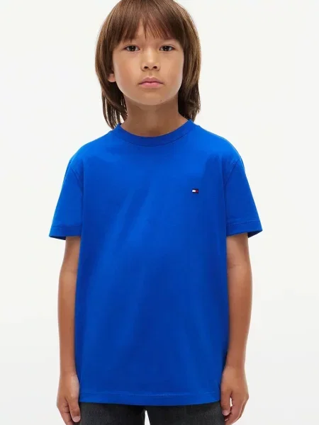 Tommy Hilfiger majica za djecu od pamuka plava