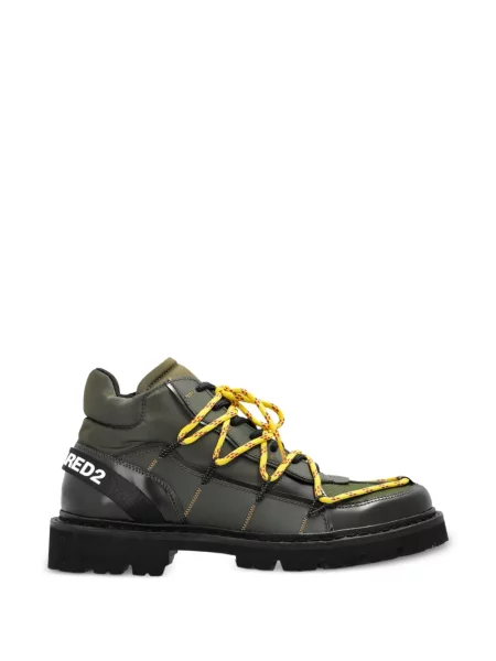 Cizme scurte Dsquared2 fără toc verde