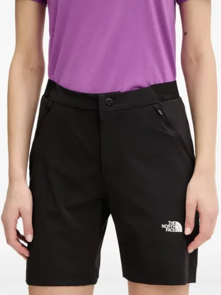 Шорти The North Face с принт черно