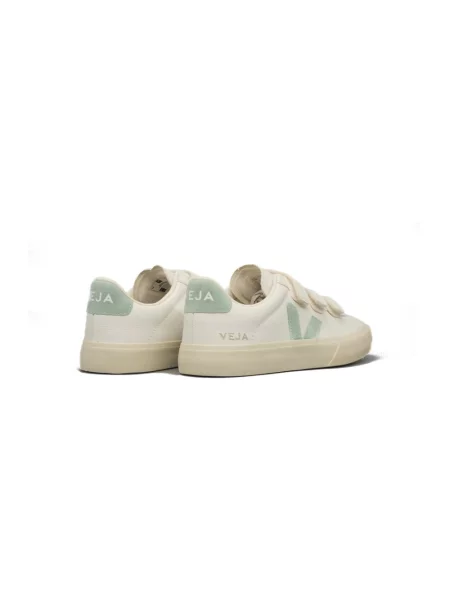 Sneakersy Veja skórzane z logo białe