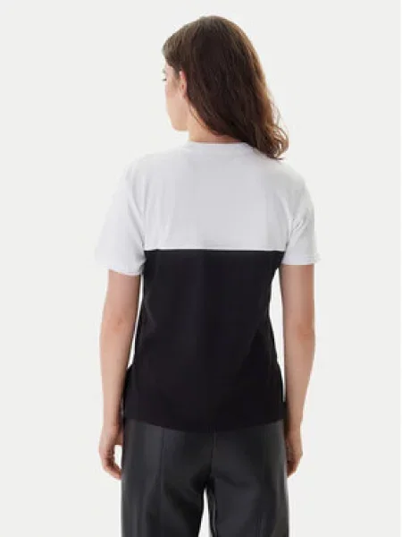 Karl Lagerfeld Majica SIGNATURE MONOCHROME / bijela crna
