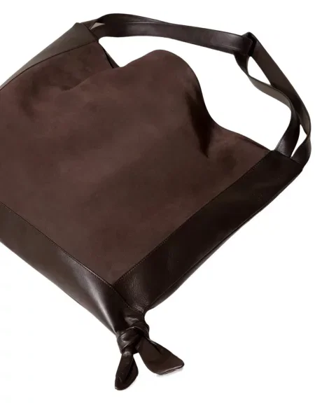 Geantă Hereu din piele de căprioară maro