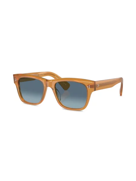 Saulės akiniai Oliver Peoples ruda
