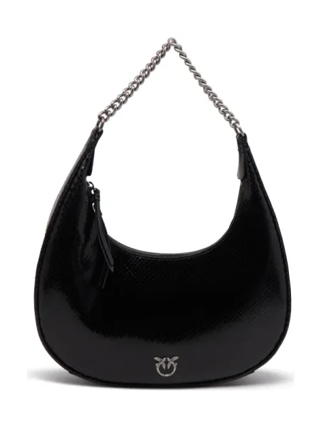 Rucsac Pinko din piele clasic negru