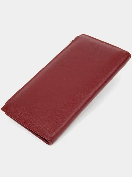 ST Leather Accessories Гаманець Шкіра червоний