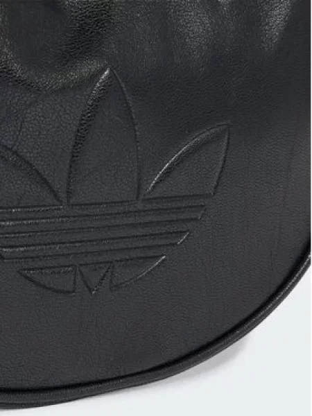 Adidas Ročna torba Adicolor Half Crescent Bag Metallic Pu črna