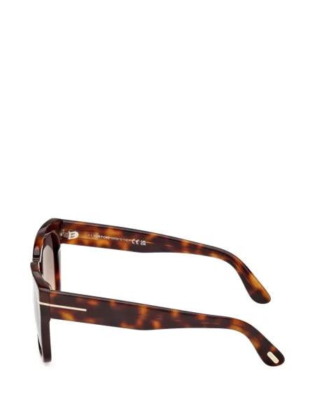 Γυαλιά ηλίου ορθογώνια Tom Ford Eyewear καφέ