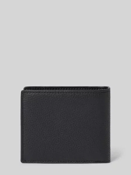 Portfel Michael Kors skórzany z logo czarny