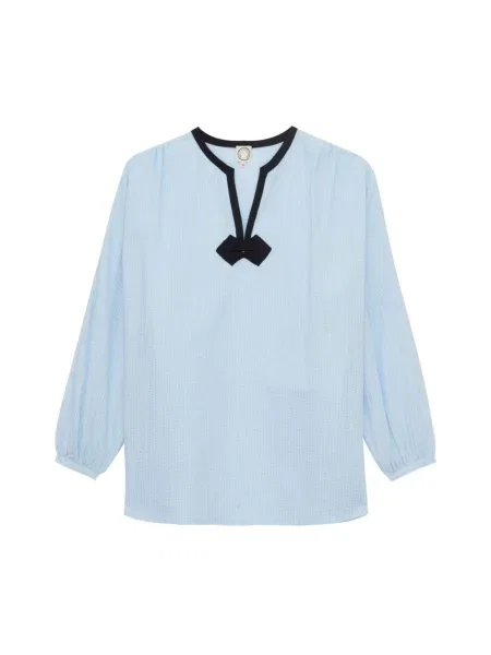 Bluzka Ines De La Fressange Paris niebieska