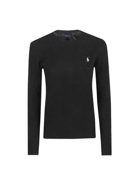 Sweter w kroju regular fit z mieszanki wełny i kaszmiru JULIANNA' Polo Ralph Lauren czarny