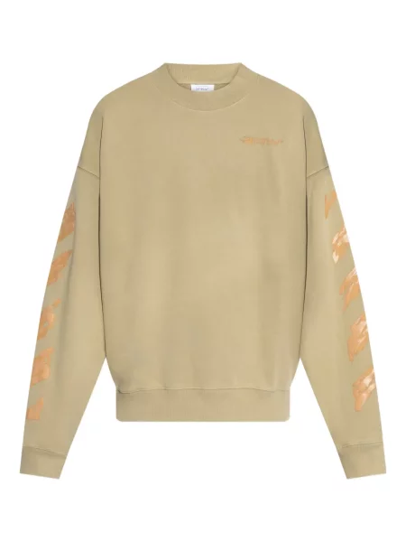 Hanorac Off-white cu imagine alb