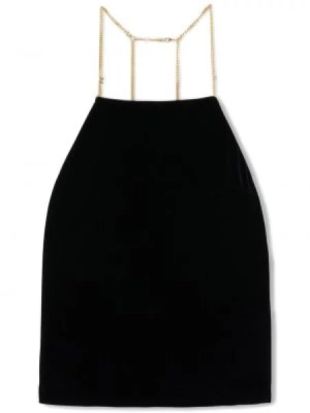 Colier Palm Angels de catifea negru