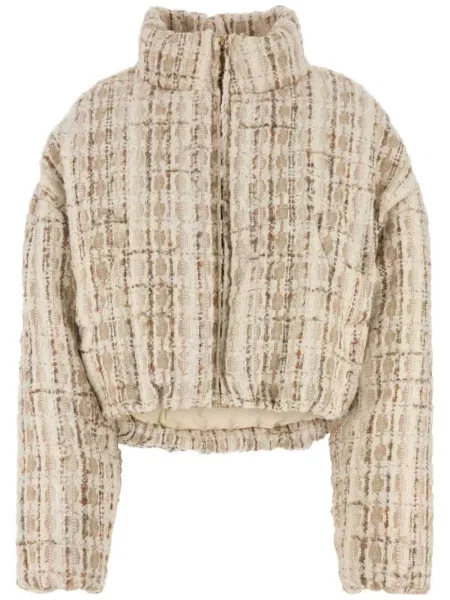 Geacă Khrisjoy cu broderie din tweed