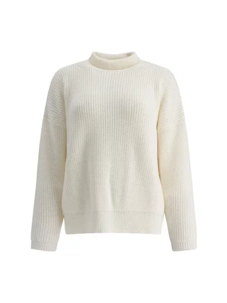 Sweter Rakki wełniany biały