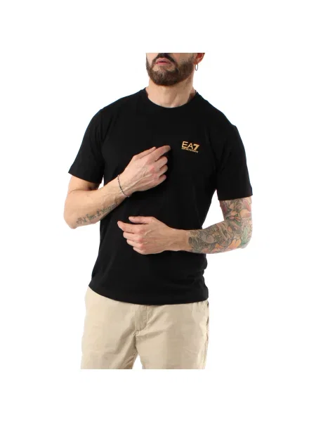 Tričko Ea7 Emporio Armani černé